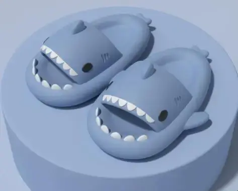 Pantoufles Requin Antidérapantes à vaccage Rapide pour Homme et Femme, Jolies Pantoufles d'Nikpour P