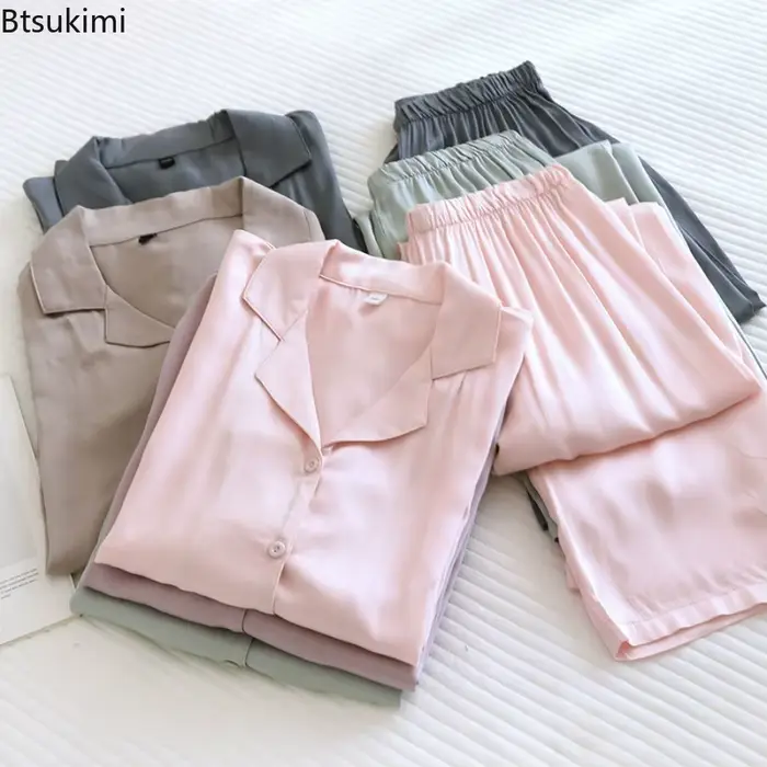 Ensembles de pyjamas amples et doux 2026 pour couples