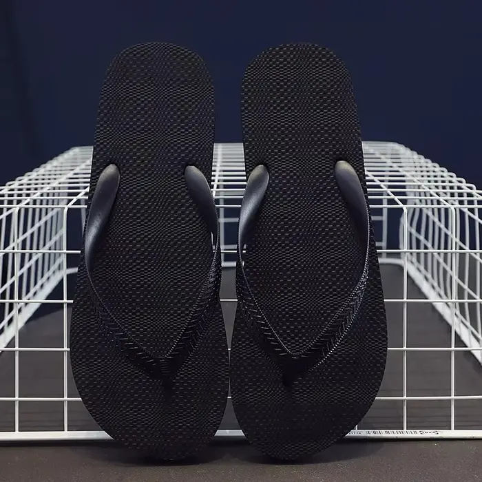 Pantoufles d'Été pour Hommes, Tongs de Plage, Sandales Antidérapantes, Chaussures Plates Décontracté