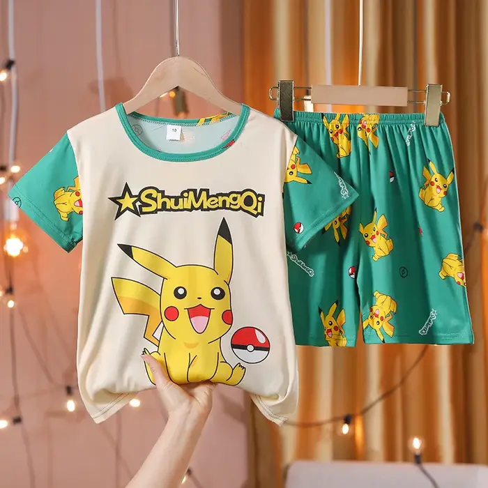 Ensemble de pyjamas courts pour garçons, ensemble de vêtements pour bébés filles, hauts et pantalons