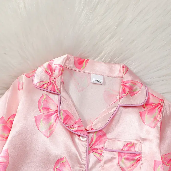 Pyjama à manches longues pour bébés filles