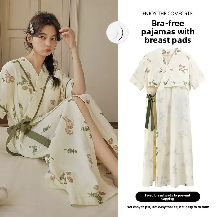Chemise de nuit pour femme, Robe de nuit, Vêtements de nuit, Robe de sommeil, Pyjama d'été, Nuisette