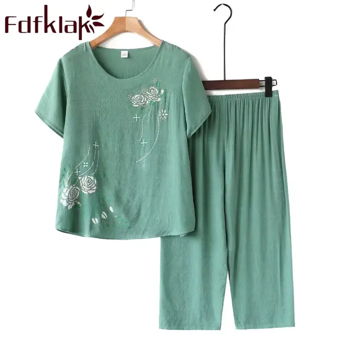 Pyjama à manches courtes pour femmes