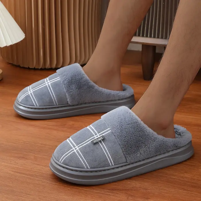 Pantoufles d'hiver Extra Large pour hommes