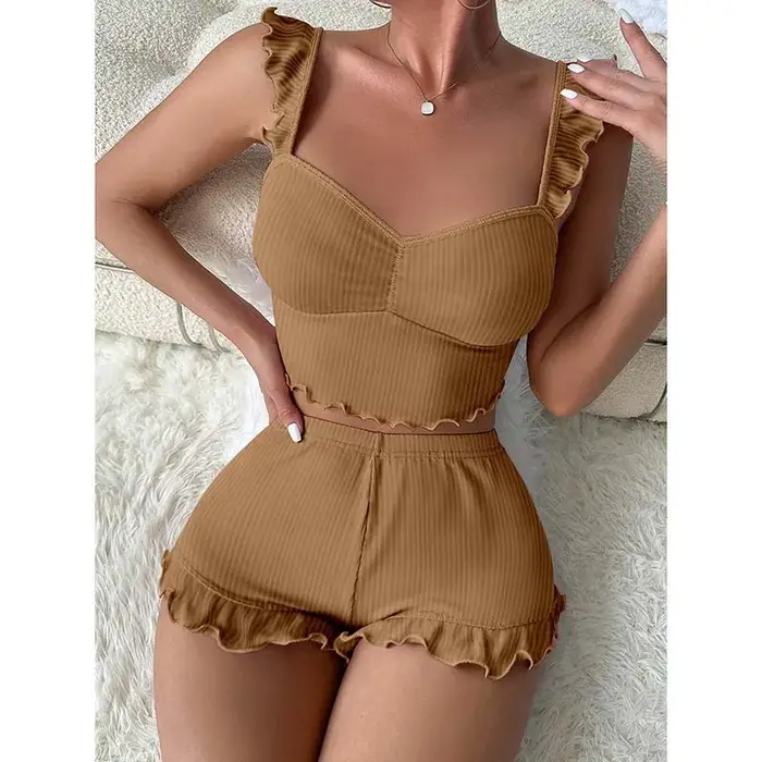 Ensemble de pyjama deux pièces pour femme