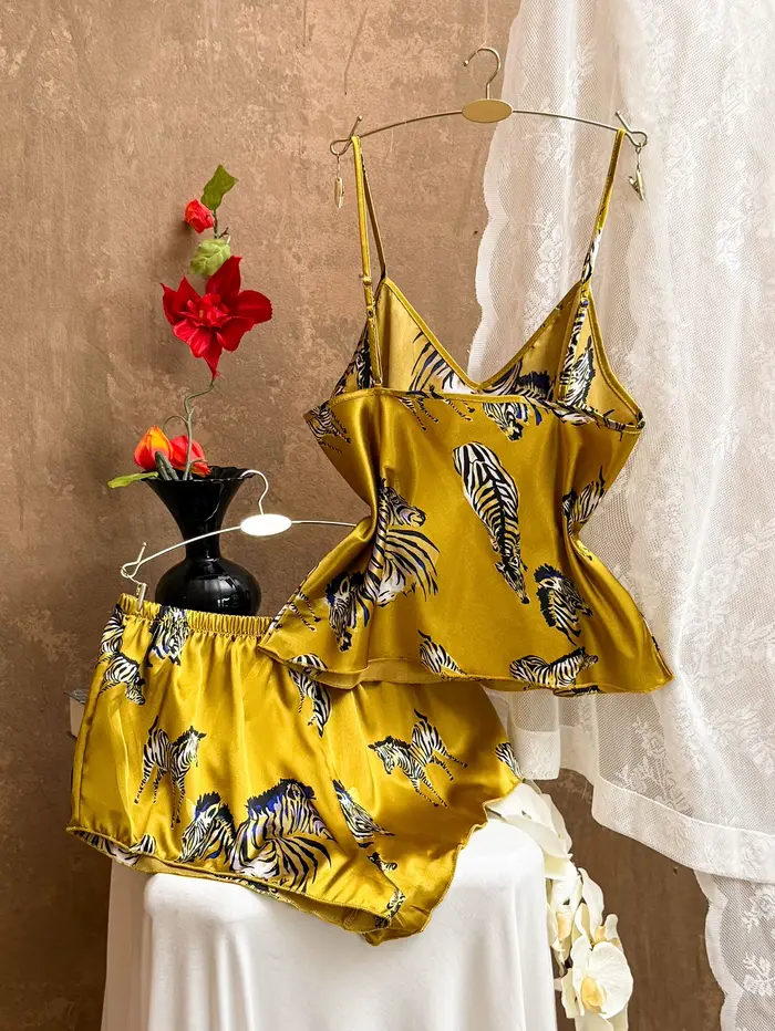 Ensemble pyjama femme col en V 2026