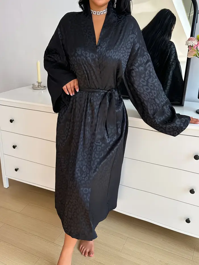 Robe de chambre rétro quatre saisons pour femme