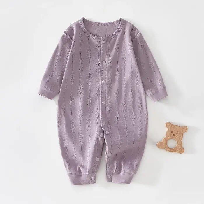 Pyjama unisexe en pur coton pour bébé