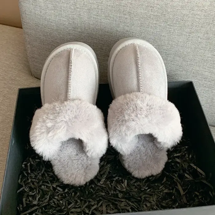 Pantoufles en Fourrure pour Femme