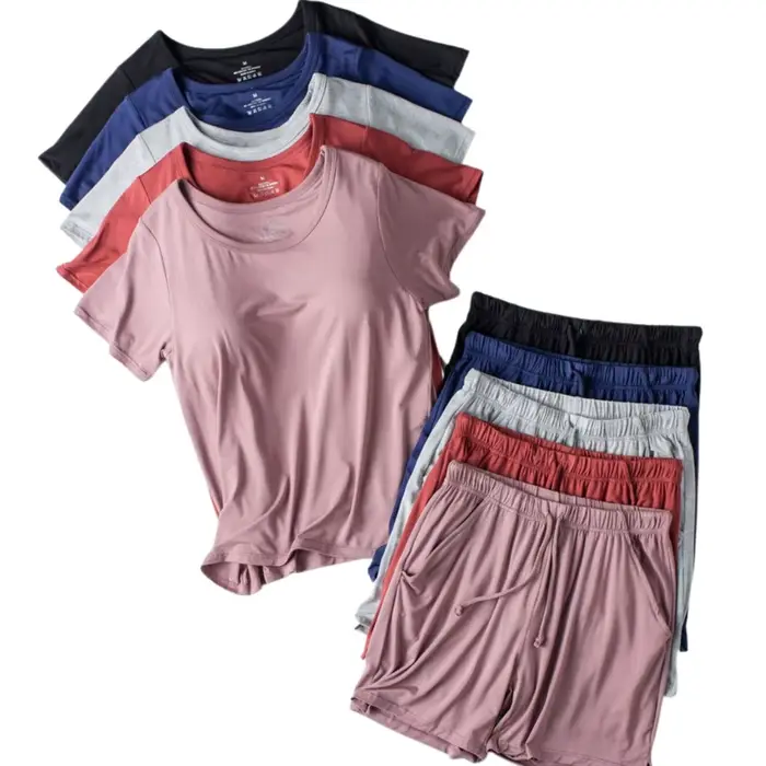 Ensemble de pyjama en coton modal pour femme