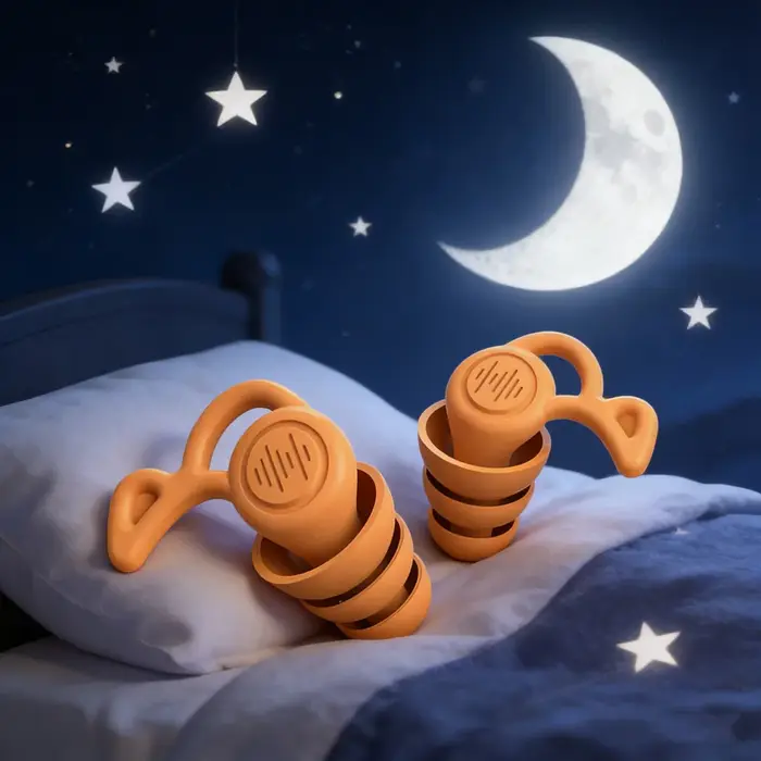 Bouchons d'oreilles en silicone antibruit pour le sommeil