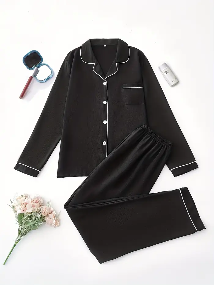 Ensemble de pyjama à manches longues pour femmes