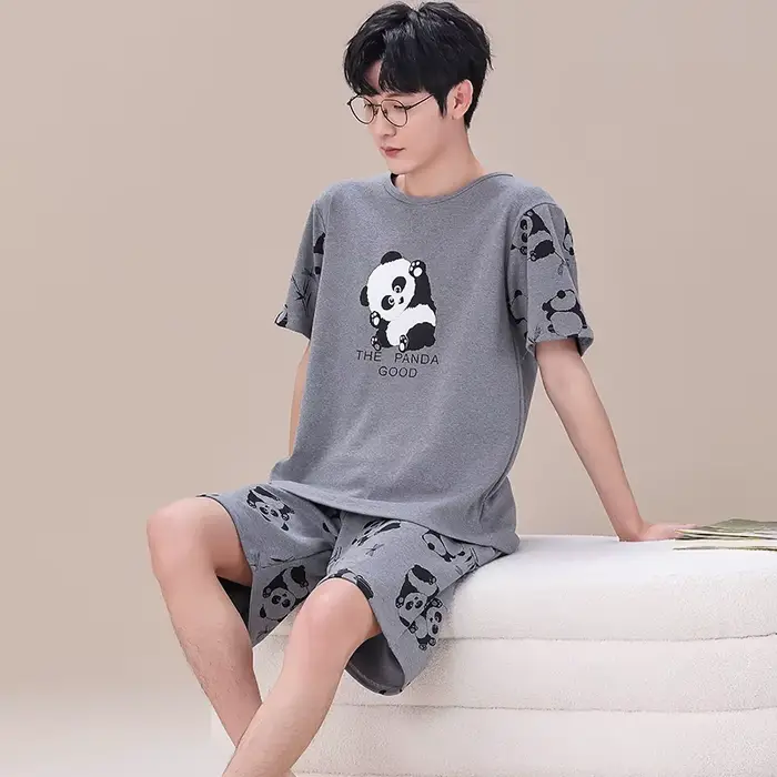 Pyjama d'été pour les amoureux, vêtements de nuit mignons pour filles et hommes, pyjamas pour couple