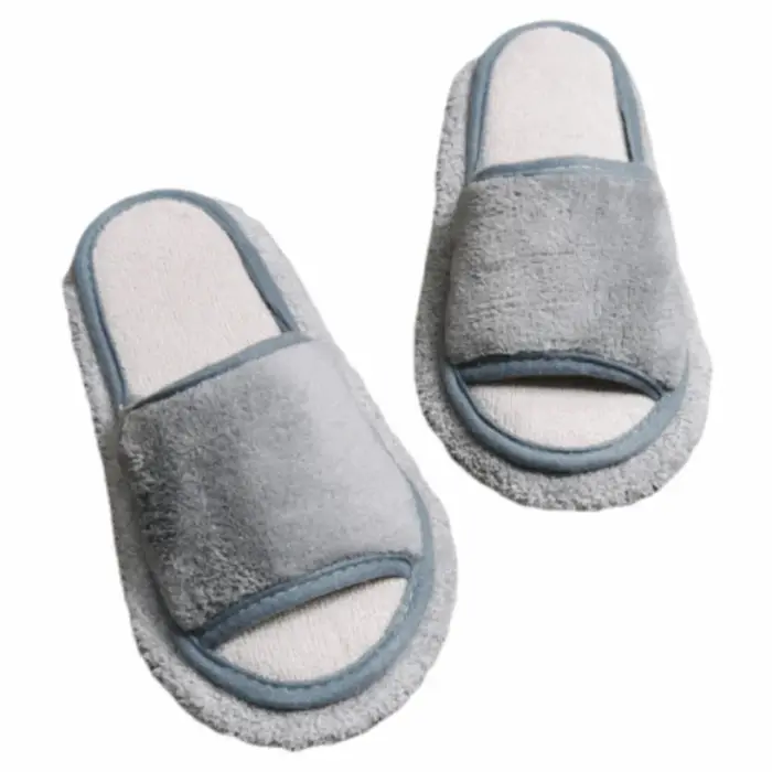 Pantoufles de vadrouille portables détachables en Microfibre, pantoufles de nettoyage de sol souples