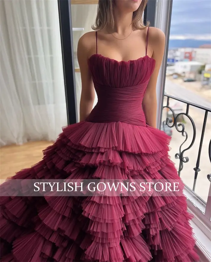 Robe de RhQuinceanera bordeaux pour femmes