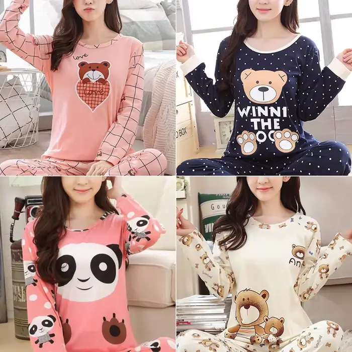 Pyjama à manches longues pour femme