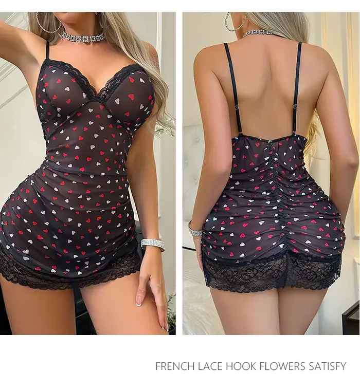 Chemise de nuit en Satin pour femmes