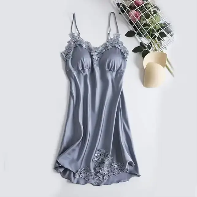 Ensemble de pyjamas blancs pour femmes, 5 pièces, robe de mariée, chemise de nuit sexy en dentelle,