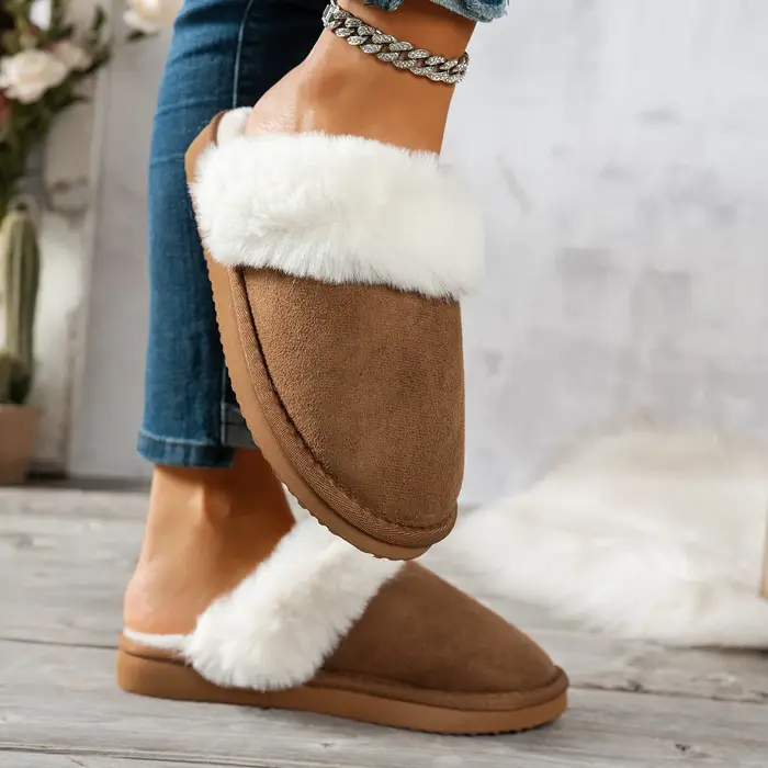 Pantoufles d'hiver pour femmes