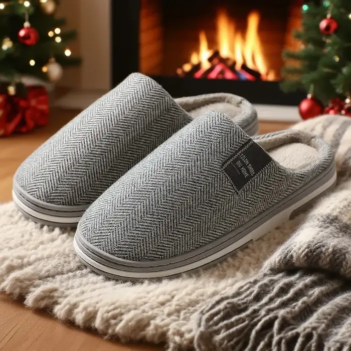 Pantoufles d'hiver chaudes en coton pour hommes et femmes