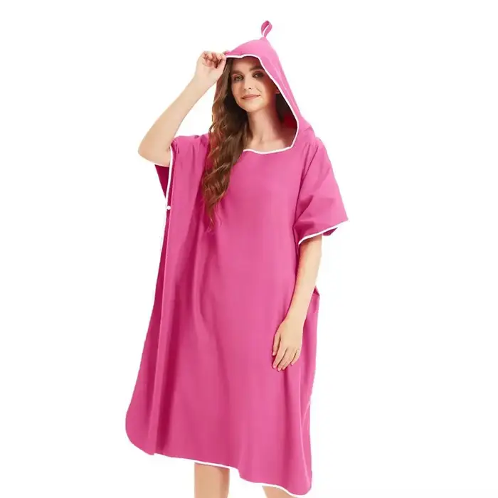 Peignoir à capuche à séchage rapide