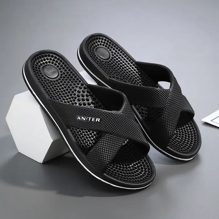 Taille 48 pantoufles de Massage hommes été intérieur maison salle de bain bain semelle points d'acup