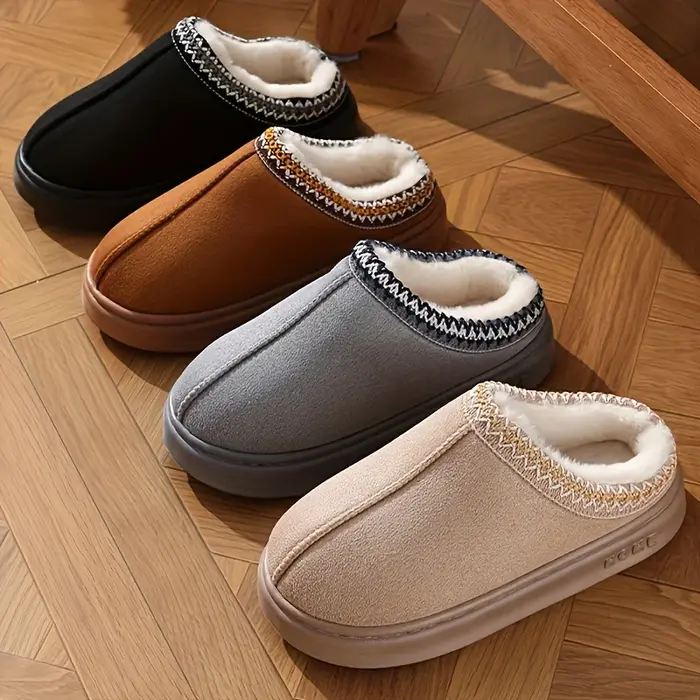Pantoufles doublées confortables pour femmes