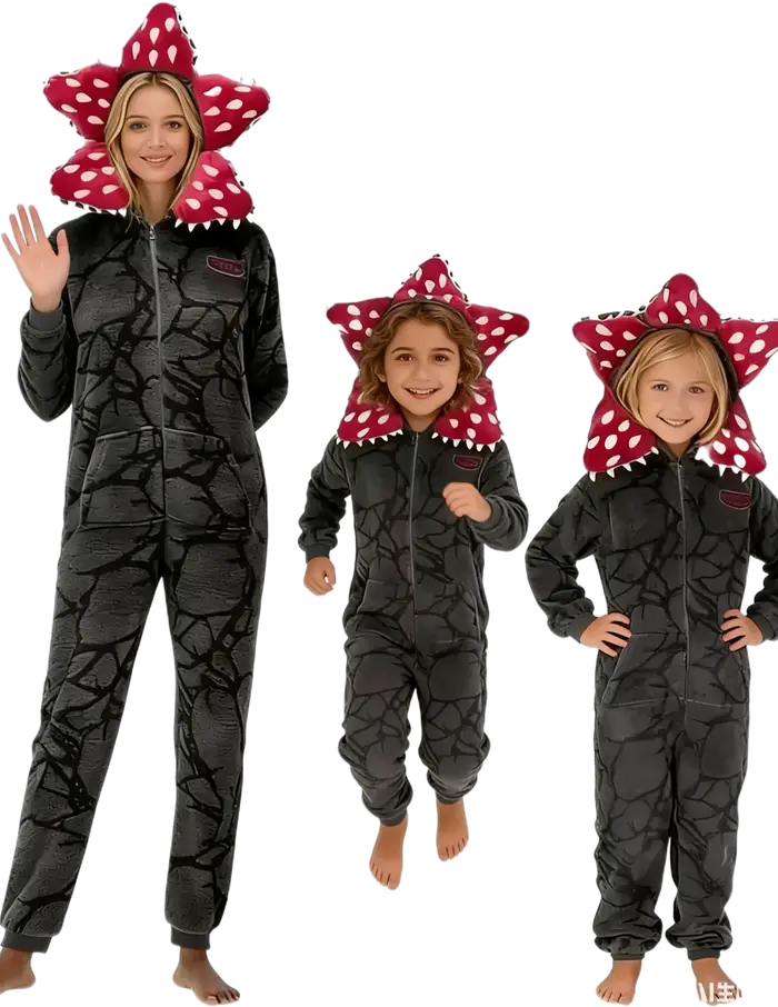 Pyjama Cannibal Flower pour femmes et hommes, costume de cosplay Demogorgon, pyjama pour enfants, ga