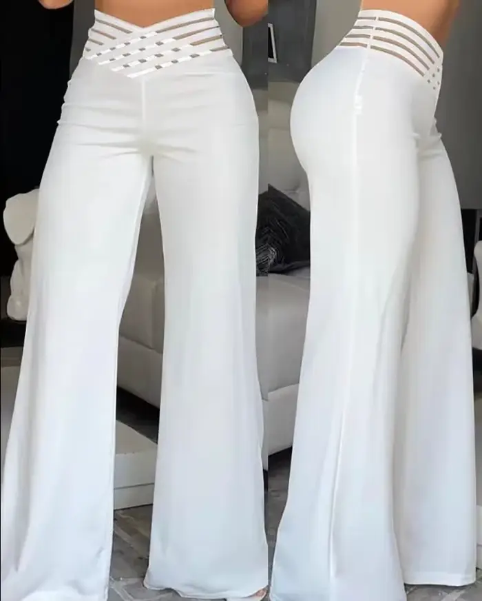 Pantalon évasé pour femmes