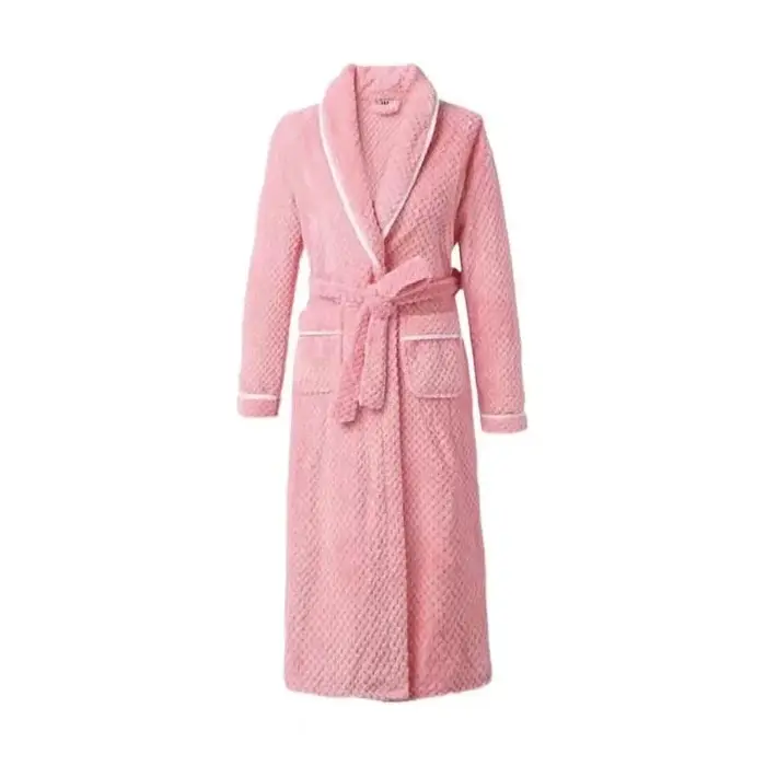 Peignoir en flanelle Extra Long et chaud pour hommes et femmes