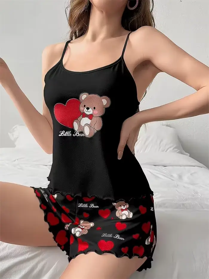 Ensemble pyjama et short pour femmes