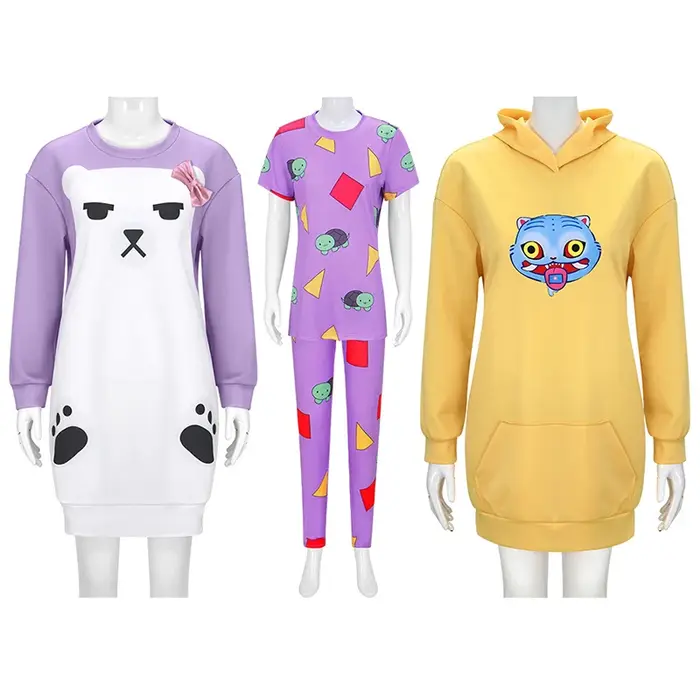 Mira Rumi Zoey pyjamas vêtements de nuit Costume de Cosplay pyjama tenues de fête Halloween pour jeu de rôle femmes filles