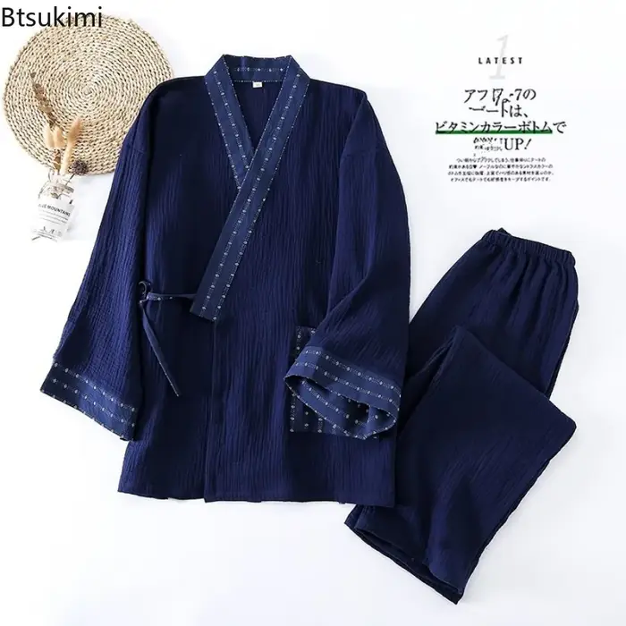 Ensemble pyjama en coton pour hommes