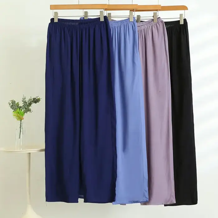 Grande taille pyjama pantalon pour hommes décontracté coton vêtements de nuit