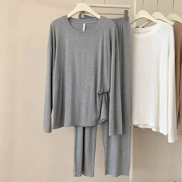 Ensemble pyjama coréen en coton pour femme