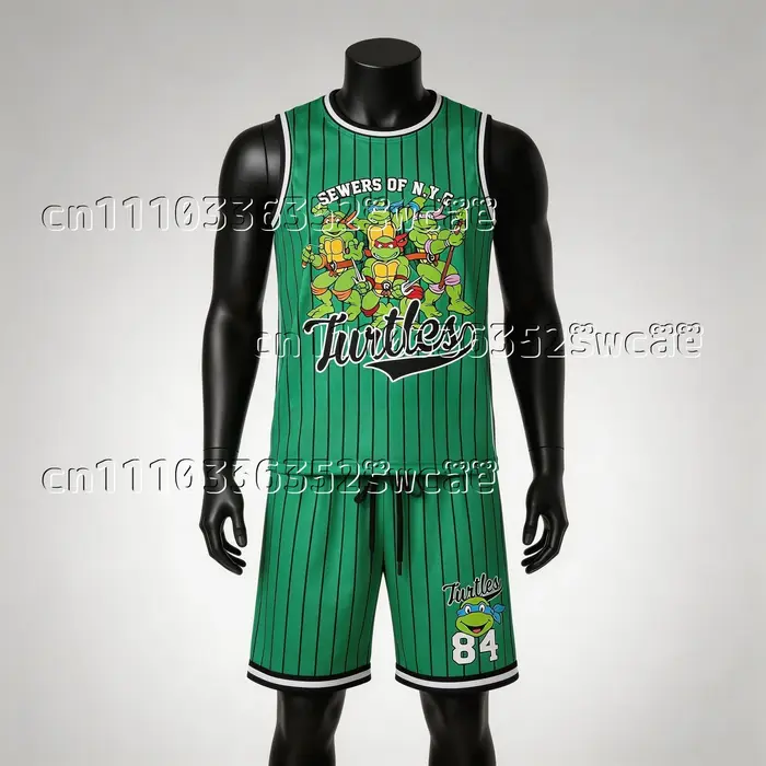 Nouveauté 2026 : Ensemble pyjama et gilet d'été sur le thème des Tortues Ninja de Bandai, idéal pour