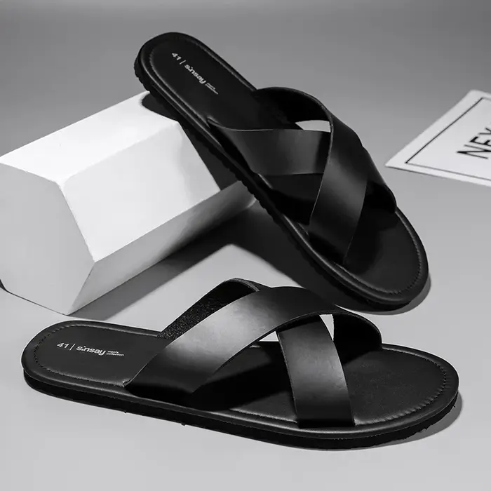 Chaussons pour hommes, intérieur/extérieur