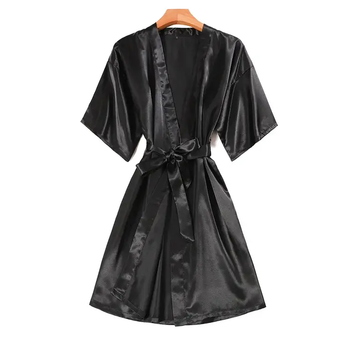 Ensemble de robes en satin King and Queen pour couples, M. et Mme Kimono pour mariée, M. et Mme Kimo