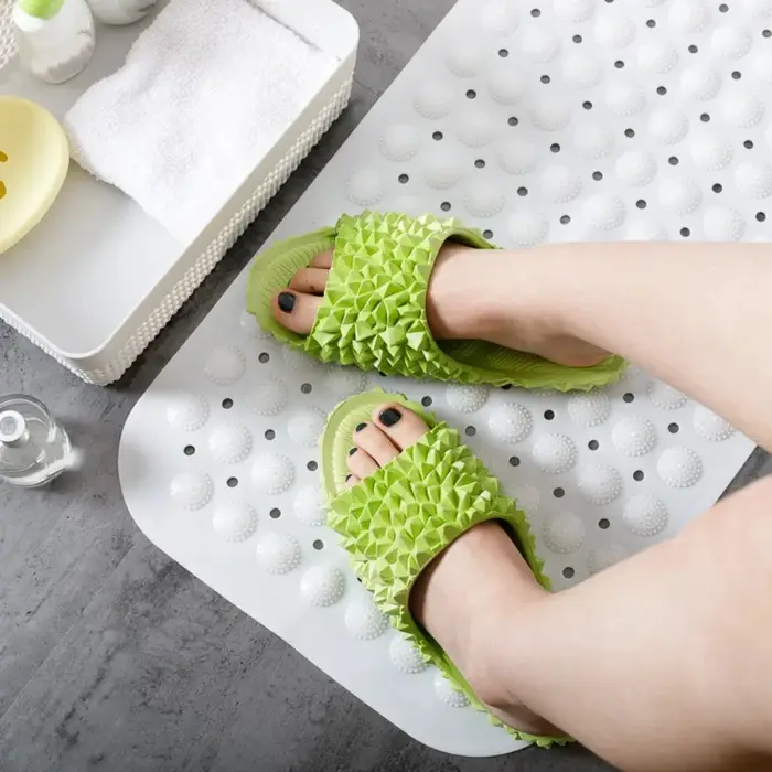 Décontracté drôle créatif Durian pantoufles anti-dérapant maillots de bain appartements