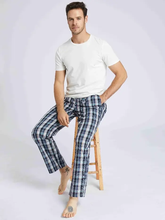 Bas de pyjama en coton pour hommes