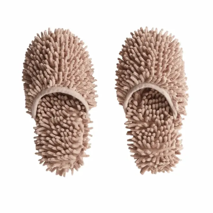 Pantoufles absorbantes en Chenille pour succion d'eau, lavables en microfibre, pour personnes paress