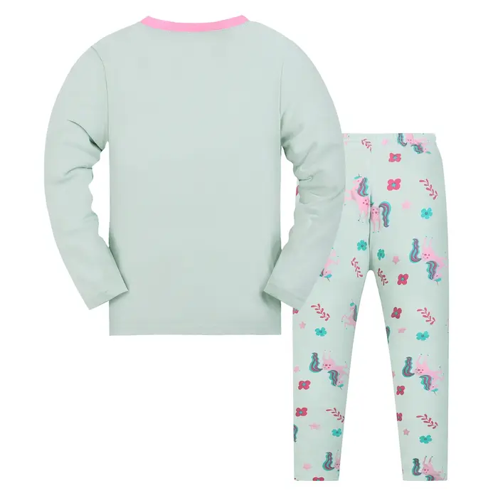 Ensemble pyjama pour filles – Vêtements Pjs pour tout-petits avec pantalons pour enfants de 2 à 9 ans
