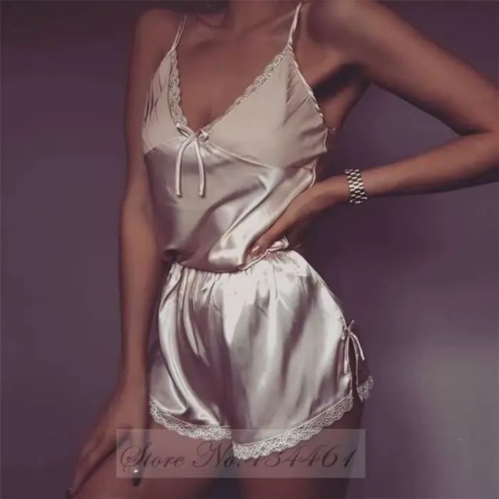 Ensemble pyjama à bretelles grande taille