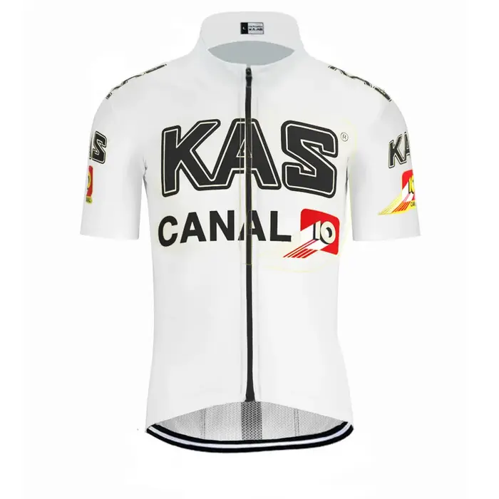 Maillot de cyclisme de l'équipe rétro KAS 2025