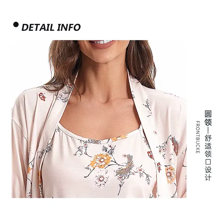 Pyjama en Coton Glacé pour Femme
