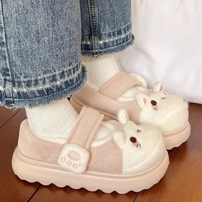 Chaussures patte de chat de dessin animé pour femmes