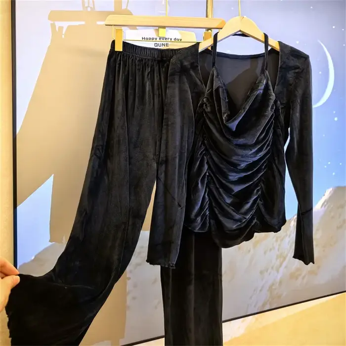 Ensemble pyjama avec pantalon pour femmes
