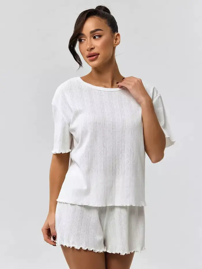 Ensemble pyjama européen et américain pour femmes