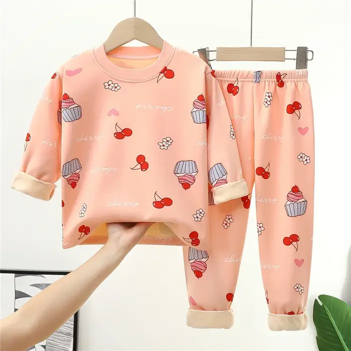 Ensemble pyjama chaud pour enfants
