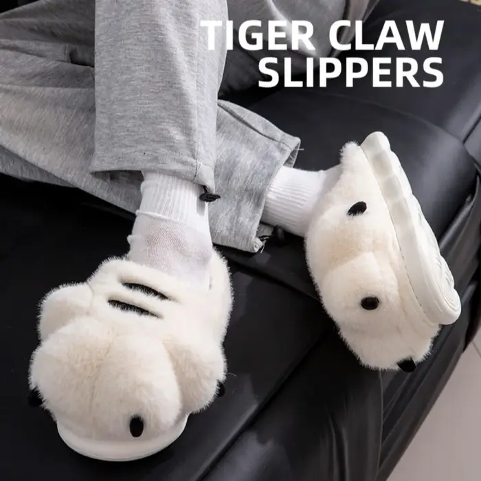 Chaussons de maison en peluche mignons pour femmes